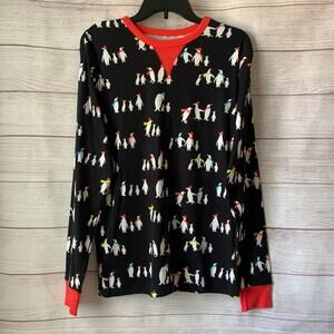 Wondershop Men's Penguin Pajama Top Shirt Long Sleeve Sleepwear Size Small